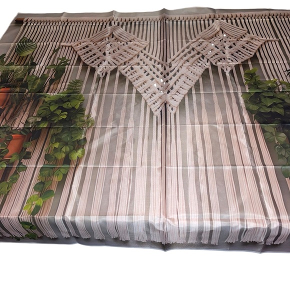 Boho Macrame Plant Backdrop Photo Backdrop Photo Props 51”x60” Background - Picture 6 of 6
